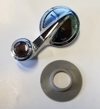 55 56 57 58 59 60 Chevy Vent Window Handle Crank Chrome Knob