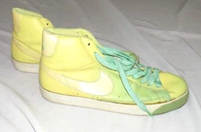 Nike Hightops Yellow Lime Green Size 11.5