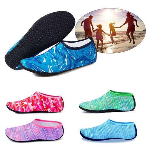 Water Socks Barefoot Skin Shoes Quick-Dry Aqua Beach Water Swim Sports Vacation - Picture 5 of 36