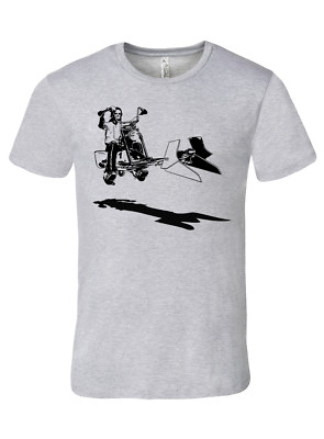 Star Wars speeder bike Easy Rider shirt, men's athletic gray premium tee t shirt