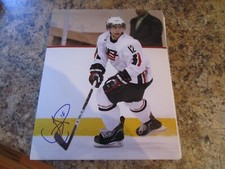 JASON ZUCKER SIGNED 8x10 GLOSSY PHOTO MINNESOTA WILD (B)