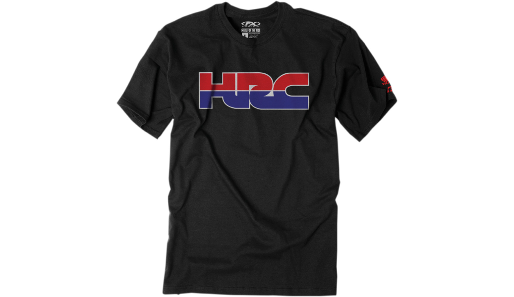 NEW FACTORY EFFEX 22-87328 Honda HRC T-Shirt- Black - 2XL