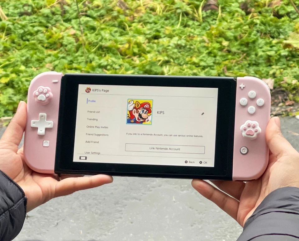 New! Baby Pink Beautiful Custom Modded Original NintendoSwitch Joycon Controller - Image 4 of 4