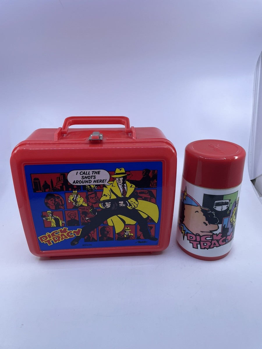 Vintage 1990s Disney Aladdin & Dick Tracy Plastic Lunch Box | eBay