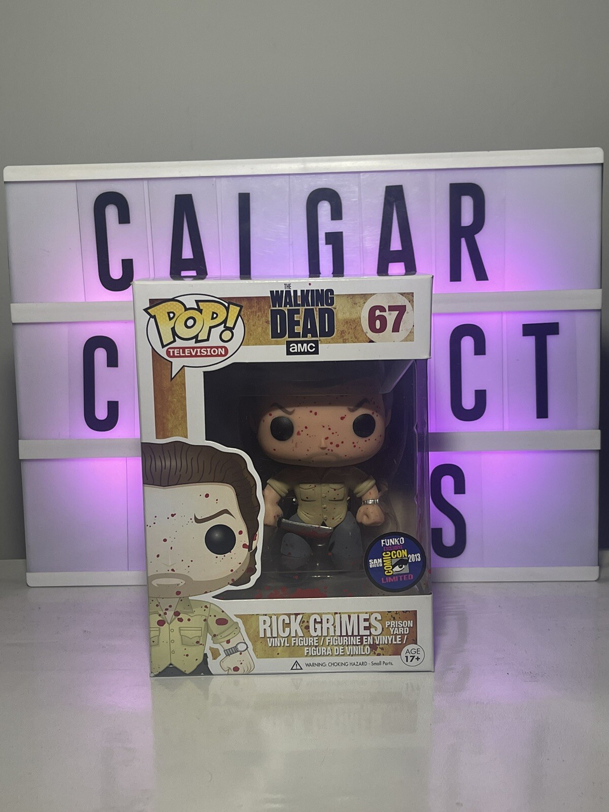 Funko Pop! The Walking Dead 2013 Rick Grimes #67 *Exclusivo SDCC 2013*