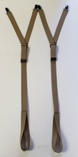 Stirrup Style Super Shirt Stay Garters with the No Slip Clip DESERT TAN