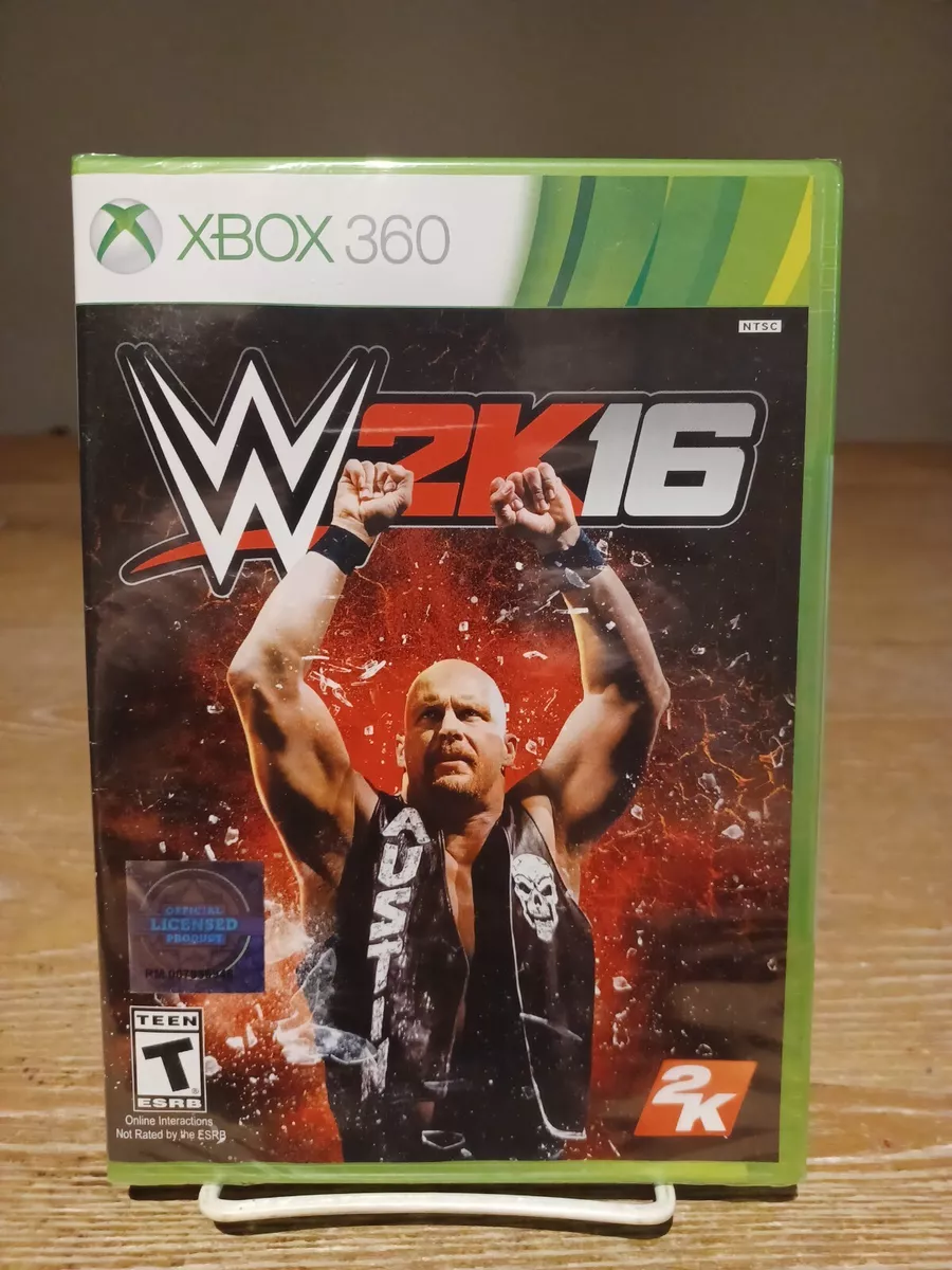 2K Games WWE 2K16 PAL XBox 360 Video Game, Sports Genre, Teen Rating, 1-4  Players