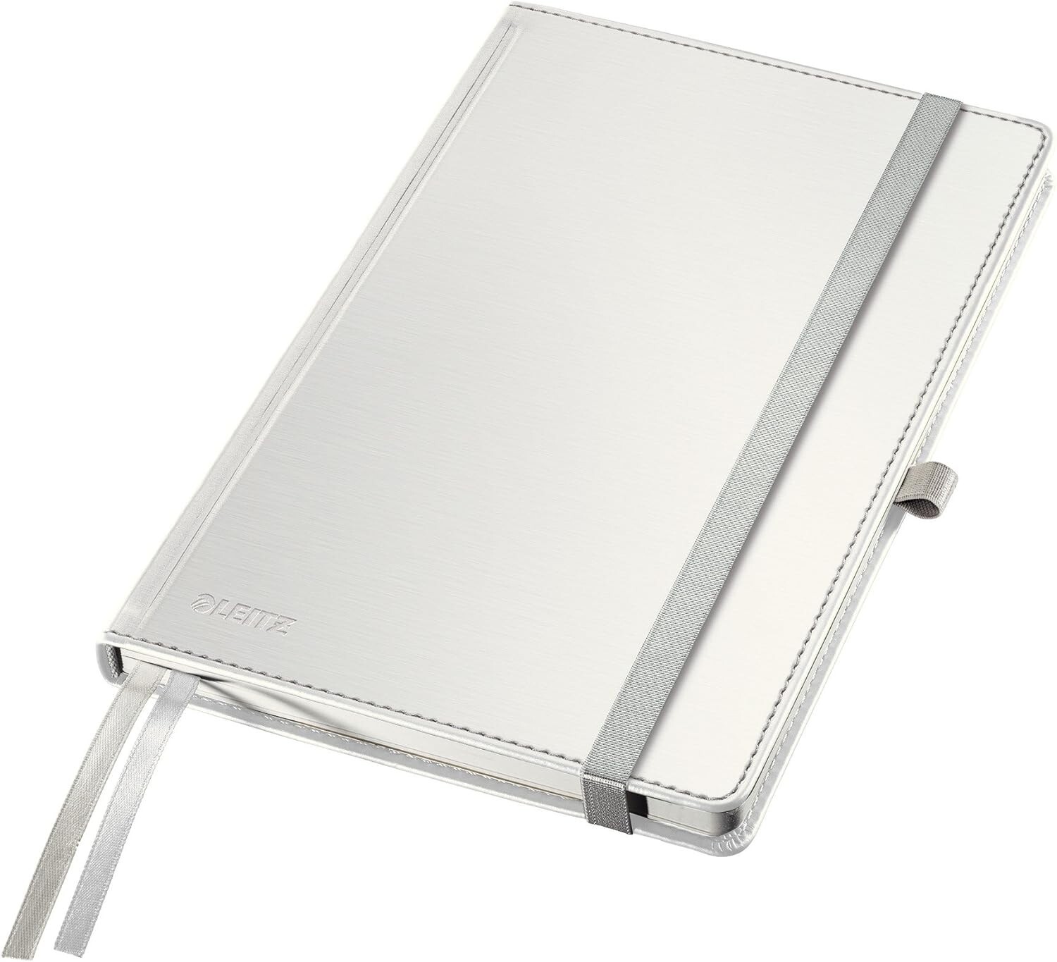 Leitz  Hard Cover Notebook A5 Artic White 80 Sheets100gm Ruled with 2 Bookmarks
