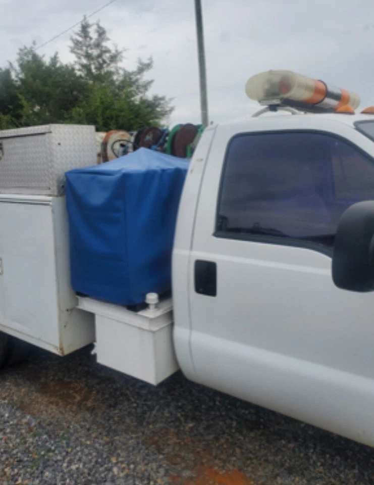 CUBIERTA SOLDADOR Miller Blue 250 Bobcat Soldador On - Off Cover Vinilo Foto 4 de 4