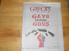 Gays Guns NYC Pride Parade Bill de Blasio Ab$ent Bryant Hood, 2016 Gay newspaper