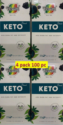4 Pack KETO TEA 100 Detox Tea bags Alga Spirulina Yerba Mate Te Verde Moras