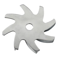 For GM Ford SBC BBC Chevy 350 Polished Aluminum Alternator Pulley Fan Blade