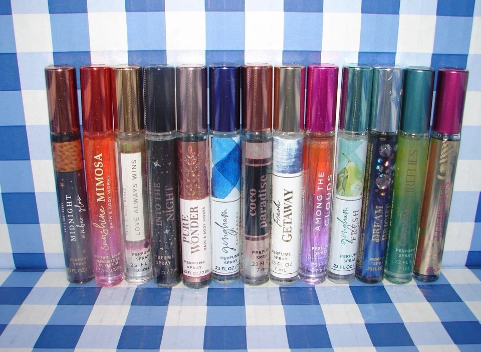 Bath & Body Works MINI SPRAY PERFUME Tamaño de Viaje .23 FL oz. Tú eliges Foto 2 de 4