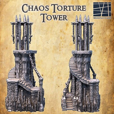 Chaos Folterturm - . 28mm Wargame/RPG/DnD Terrain