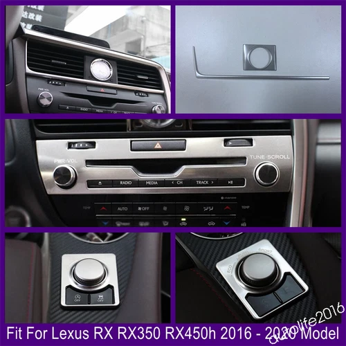 Accessories Multimedia / Air AC Panel Cover Kit For Lexus RX350 RX450h 2016-2021
