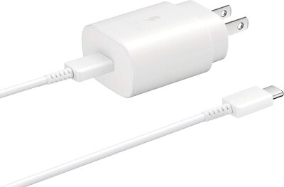 Original Samsung Galaxy S23 S22 S22 Ultra Super Fast Wall Charger & Type C Cable