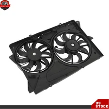 Radiator Condenser Fan Black For 2013-2019 Ford Explorer Flex Lincoln MKT