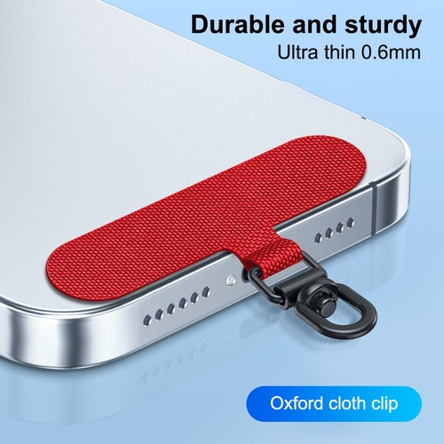 Phone Lanyard Patch 360° Rotatable Phone Clip Lanyard Replacement Metal Gasket - 第 23/62 張圖片