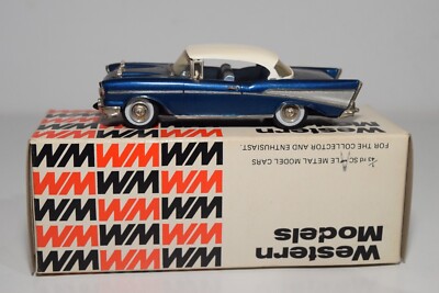 B7 1:43 WESTERN MODELS WMS44 WMS 44 CHEVROLET BELAIR BEL AIR 1957