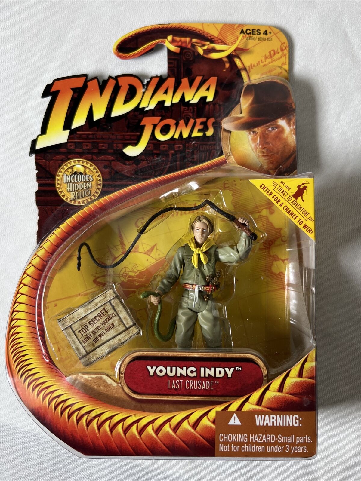 Indiana Jones The Last Crusade (2008) Hasbro Young Indy 3.75 Inch Action  Figure 