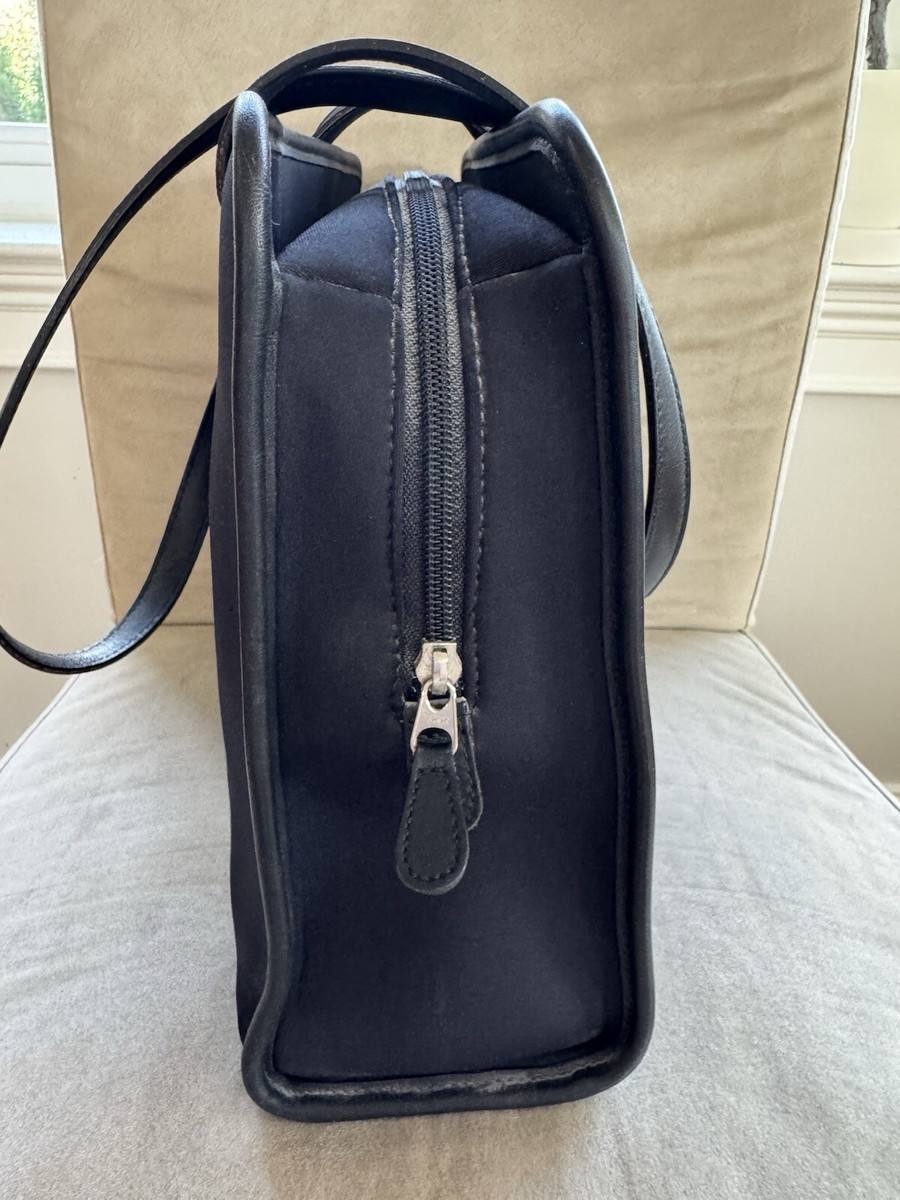 Coach Neoprene Tote Bag Handbag Logo Plate 6206 | eBay