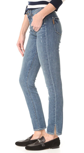 NWT PAIGE Sz25 HOXTON ANKLE PEG HI-RISE SKINNY STRETCH JEANS BEACHWOOD - Picture 11 of 12