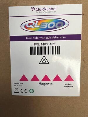 QuickLabel Inkjet cartridge QL800 MAGENTA  PLEASE READ DESCRIPTION