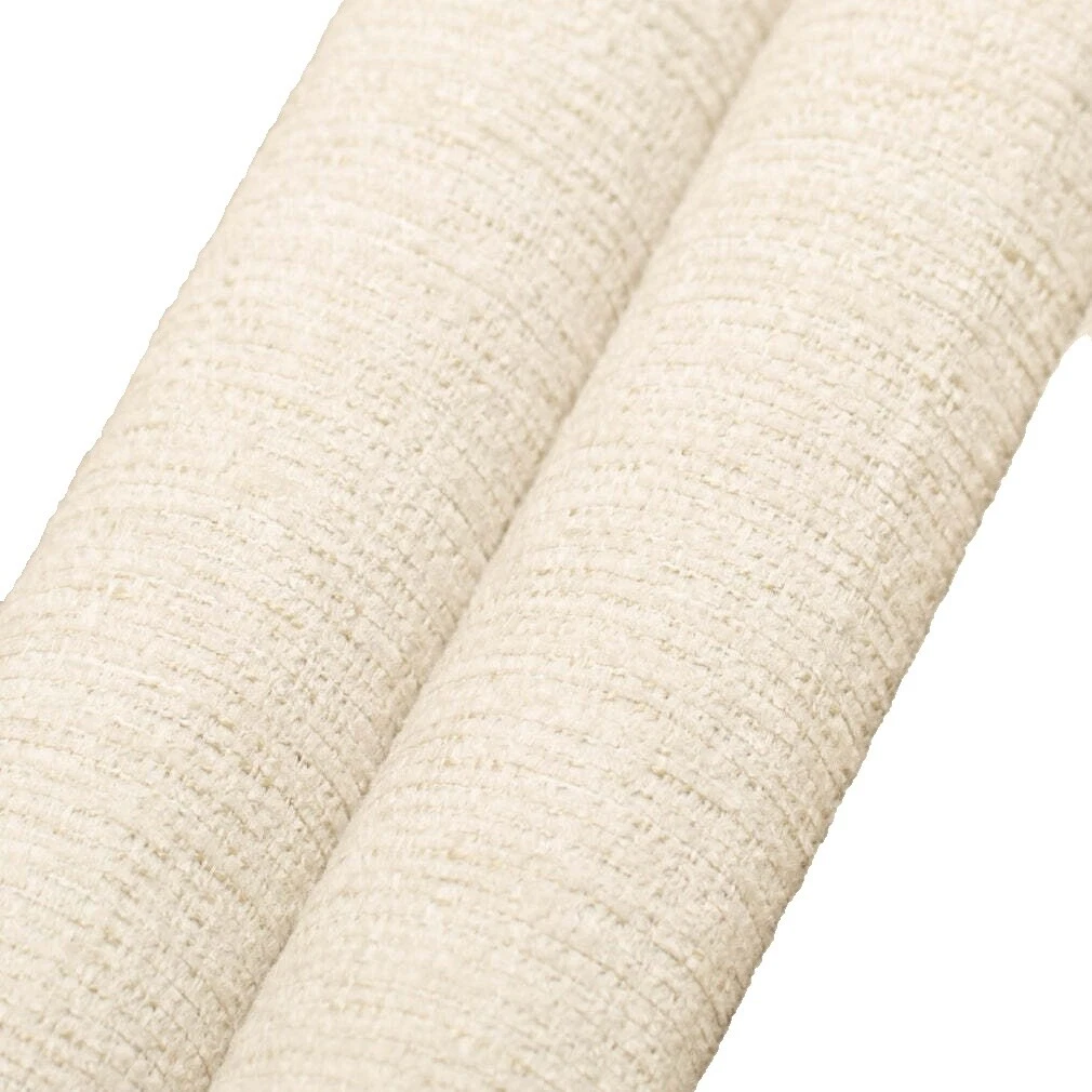 Chenille Blanco Tela Con textura