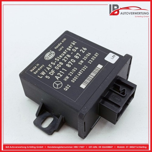MERCEDES BENZ R-KLASSE W251 R320 CDI 4MATIC Steuergerät LW/AFS A2118708726 HELLA
