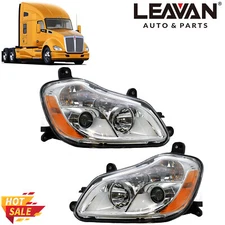 Left Driver&Right Passenger Headlight Assembly Halogen Kenworth T680 2013-2021