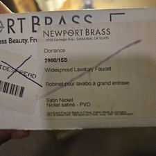 Newport Brass Dorrance Widespread Lavatory Faucet 2980/15S