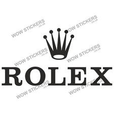 Rolex Sticker decal 210x110mm Car Laptop man cave panel shop (Choose colour)