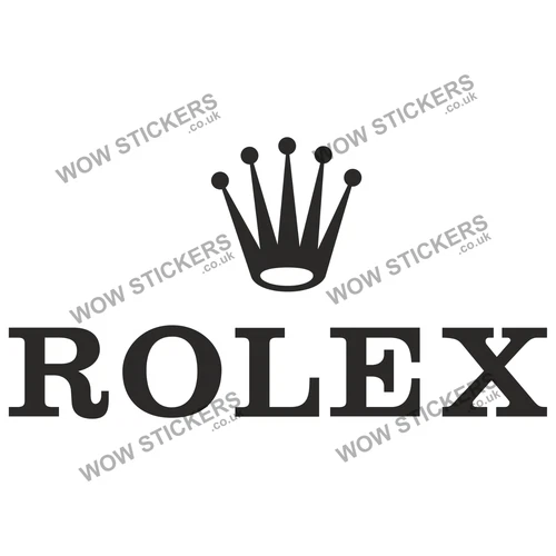 Rolex Sticker decal 210x110mm Car Laptop man cave panel shop (Choose colour)