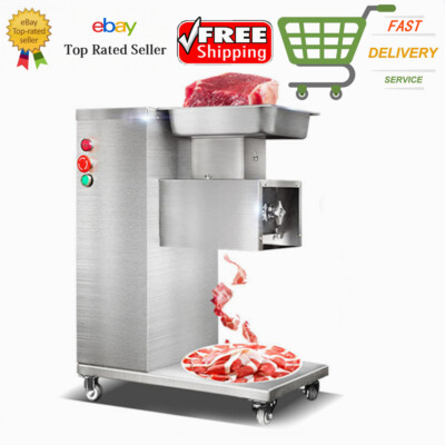  Commercial Electric Meat Cutter Slicer Flesh Shredding Cutting Machine Kitchen