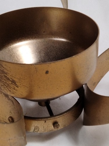 MCM Mascotte Portacandele in ottone da appendere metà secolo arredo casa alto 10,5" - Foto 6 di 12