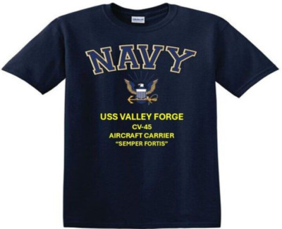 USS VALLEY FORGE *CV-45*CARRIER *EAGLE SHIRT. NAVY OFFICIALLY LICENSED