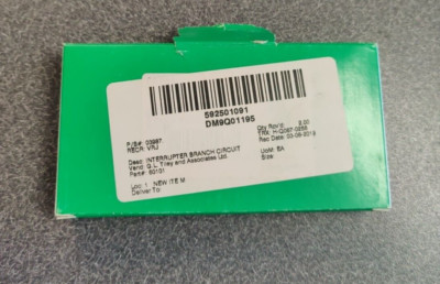 Schneider Electric 60101 Circuit Breaker, C-Curve, 1A 240VAC/60VDC, DIN Rail