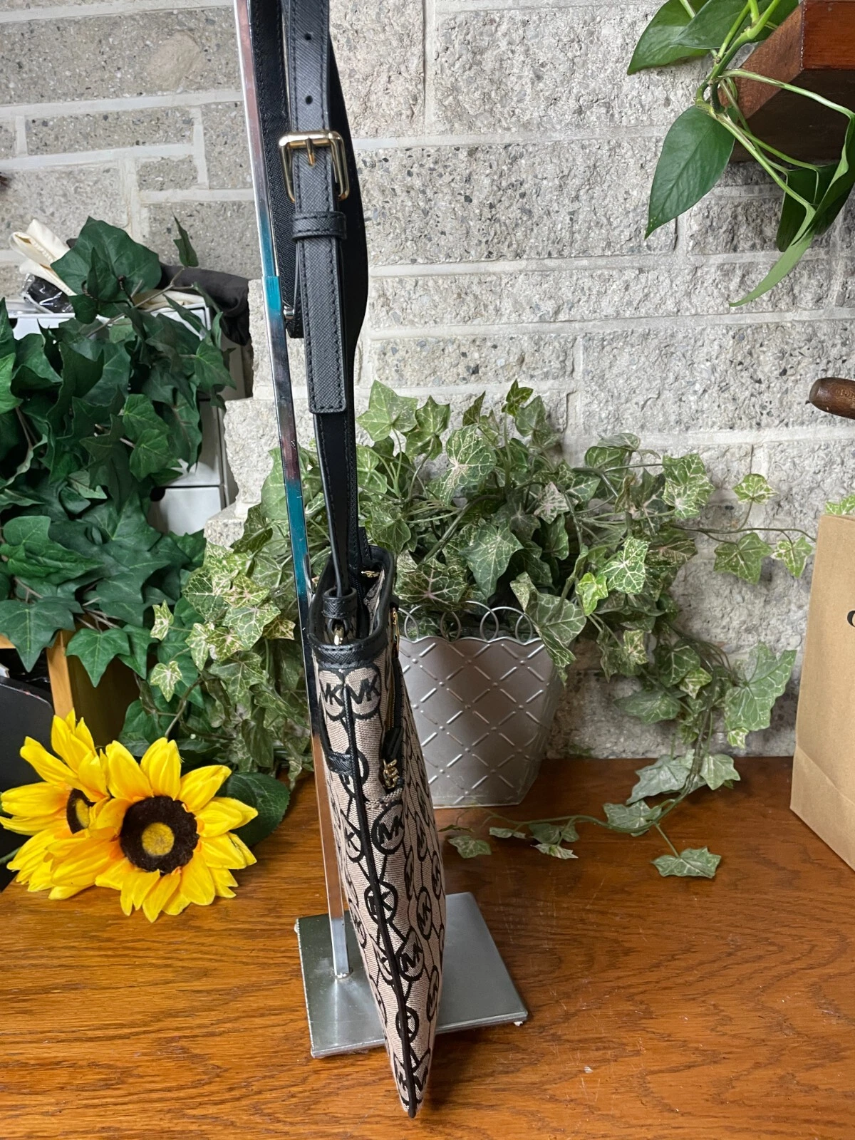 BORSA A TRACOLLA MICHAEL KORS KEMPTON GRANDE TASCA LOGO FIRMA BORSA TRACOLLA