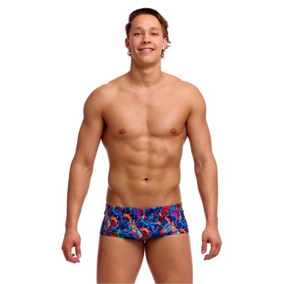 Funky Trunks Badehose Herren Männer Badeshorts Weedy One chlorbeständig Bunt