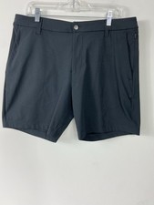Lululemon ABC Classic-Fit Shorts 7  Warpstreme Dark Gray Men  s Size 34