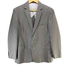 Bonobos Cotton Linen Blazer Jacket Mens 42R Gray Sport Coat Single Vent Classic
