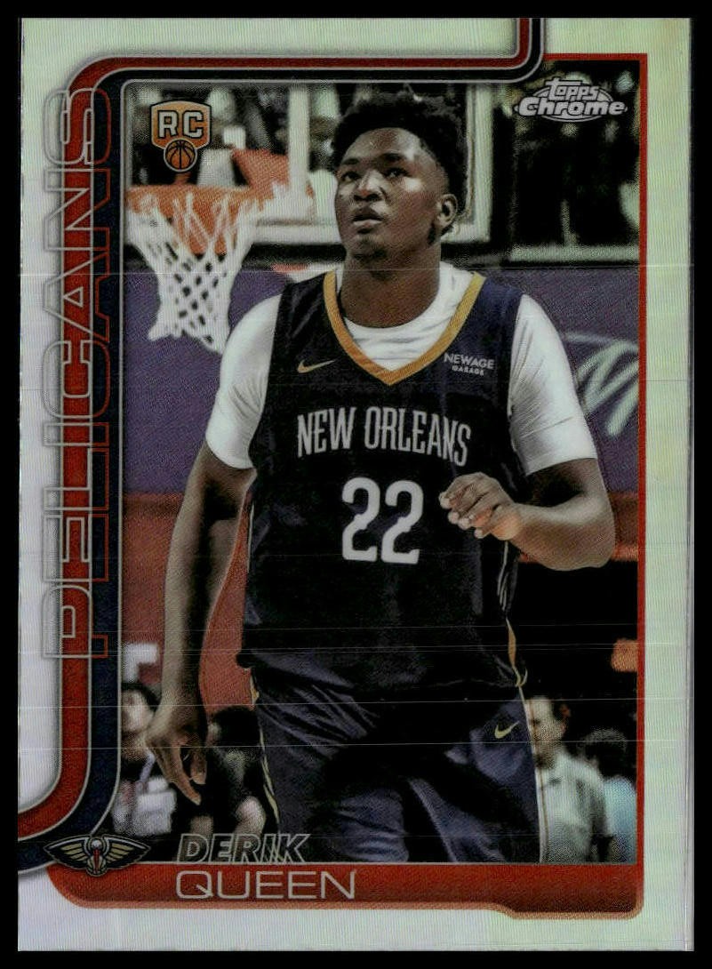 2025-26 Topps Chrome #263 Derik Queen Refractor