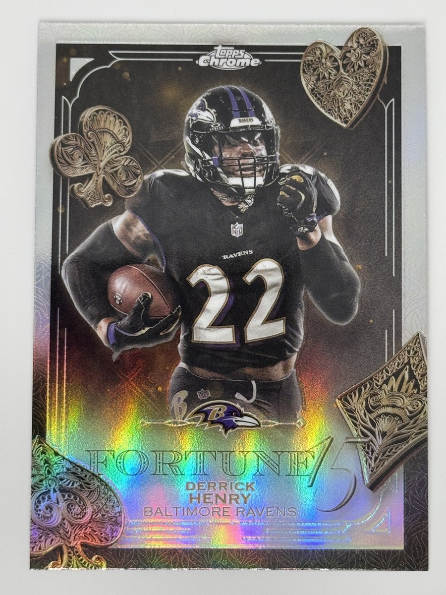 Derrick Henry Refractor Fortune 15 2025 Topps Chrome #F15-10 | eBay