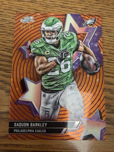 2025 Topps Cosmic Chrome Saquon Barkley Base (RAW)