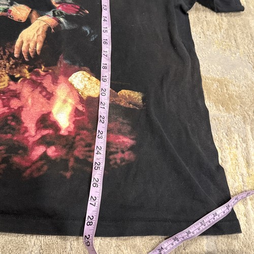T-shirt vintage Tracy Lawrence Live anni 90 punto singolo Tennessee River Gold USA XL - Foto 8 di 10