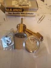 Us Lock Rim Cylinder Wr3 Keyway Crome New