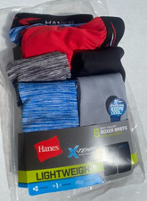 Hanes Boys X-Temp Tagless Lightweight Boxer Briefs 6-Pairs Assorted Size S 6-8 