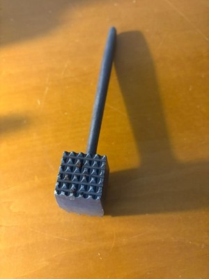 Vintage Metal Meat Hammer Meat Tenderizer Two Sided robusto westmark germany
