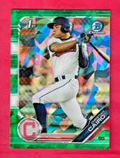 CHRISTIAN CAIRO 2019 Topps 1st Bowman Draft Sapphire GREEN REFRACTOR /50 BDC-195