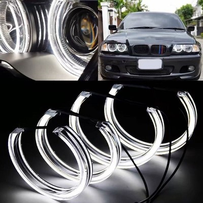 Dtm Style Acrylic Led Angel Eyes Halo Kit For Bmw M3 E36 E38 E46 Headlight Drl